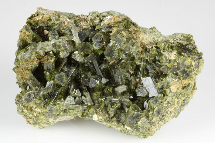 Epidote Crystal Cluster - Peru #181652